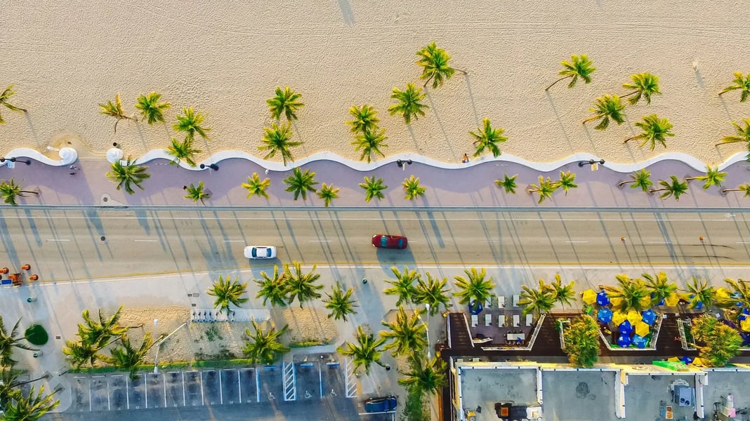 Miami Beach Aerial Shot