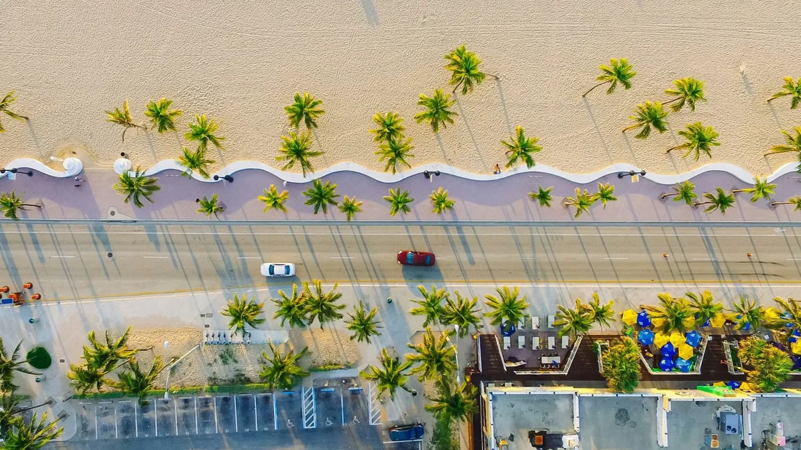Miami Beach Aerial Shot
