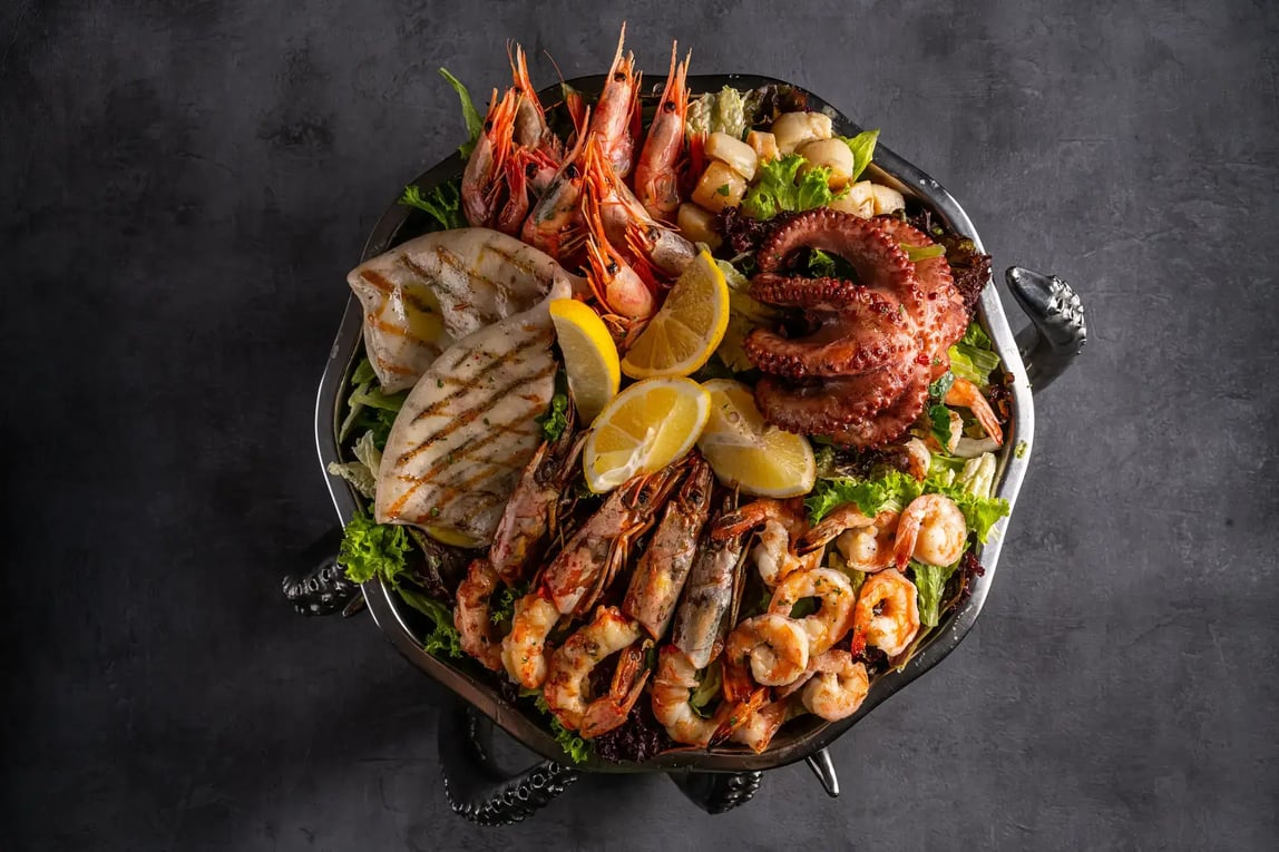 Grilled Seafood Bowl